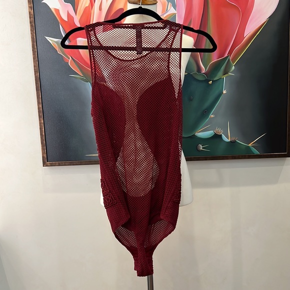 La Perla Calypso Embellished Mesh Bodysuit - Picture 2 of 9